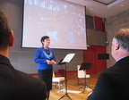 Raamatu Helisevad hetked esitlus Riigikogu konverentsisaalis. Avasõnad Laine Randjärvelt.