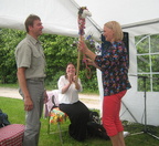 Raamatukogupiknik Marana lilleaias - kohtumine  Valdur Mikita ja Mari Tammariga.