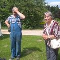 Raamatukogupiknik Marana lilleaias - kohtumine  Valdur Mikita ja Mari Tammariga.