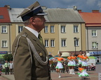 Rahvusvaheline noorte puhkpilliorkester Wersalinka. Kontsert Lomža raekoja ees.