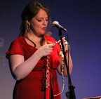 Kontsert "Kingitus vallarahvale" Suure-Jaani kooli aulas - Hedvig Hanson ja Andre Maaker.