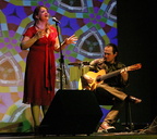 Kontsert "Kingitus vallarahvale" Suure-Jaani kooli aulas - Hedvig Hanson ja Andre Maaker.