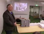 Raamatu "Meie Suure-Jaani vald" esitlus Suure-Jaani kooli konverentsisaalis.
