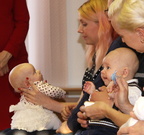 Suure-Jaani vallavanema vastuvõtt uutele vallakodanikele ja nende vanematele.
