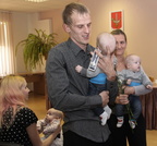 Suure-Jaani vallavanema vastuvõtt uutele vallakodanikele ja nende vanematele.