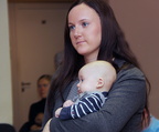 Suure-Jaani vallavanema vastuvõtt uutele vallakodanikele ja nende vanematele.