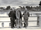 Gustav Ernesaks, Artur Kapp ja Julius Vaks Suure-Jaani järve ääres 1950.a