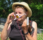 Suure-Jaani valla esindajad Hajnowka linnal külas.