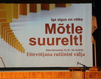 Suure-Jaani valla ettevõtluskonverents "Ettevõtjana rutiinist välja". 