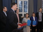 Suure-Jaani, Kõo ja Kõpu vallavolikogu ning Võhma linnavolikogu ühisistung.