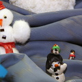 Lahmuse koolis valmistasid lumememmesid nii õpilased, õpetajad kui kasvatajad.