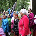 Tallinnas noorte laulu- ja tantsupeo "Mina jään" rongkäigus.
