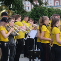 Rahvusvaheline noorte puhkpilliorkester Wersalinka. Vabaõhukontsert Zambrowis.
