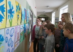 Põhja-Sakala vall akollideõpilaste joonistusvõistluse "Rukkilill" näitus Suure-Jaani koolis.