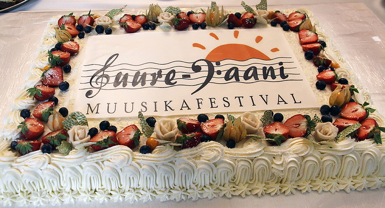 XXI Suure-Jaani Muusikafestival. Vallavanema vastuvõtt Olustvere lossis.