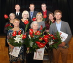 Põhja-Sakala vallavanema õpetajate päeva vastuvõtt Suure-Jaani kooli aulas. Hariduspreemiad 2018.