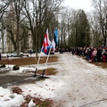 Eesti Vabariigi 101. aastapäeva aktus Suure-Jaanis Lembitu platsil.