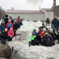 Vastlapäeval valmis Suure-Jaani koolis lumelinn.