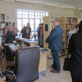 Allasutuste infokoosolekul osalejad Kõo raamatukogus.