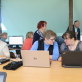 Allasutuste infokoosolekul osalejad Kirivere koolis.