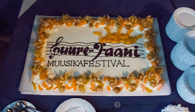 XXII Suure-Jaani Muusikafestival. Töänuvastuvõtt toetajatele, koostööpartneritele ja korraldajatele.