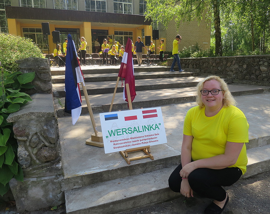 Rahvusvaheline noorte Puhkpilliorkester Wersalinka Lätis.