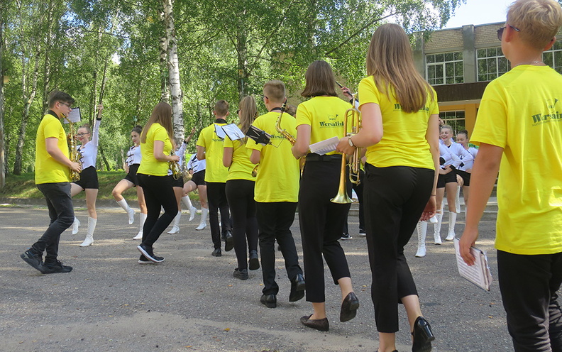 Rahvusvaheline noorte Puhkpilliorkester Wersalinka Lätis.