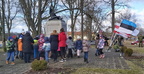 Eesti Vabariigi 102. aastapäeva aktus Suure-Jaanis Lembitu platsil.