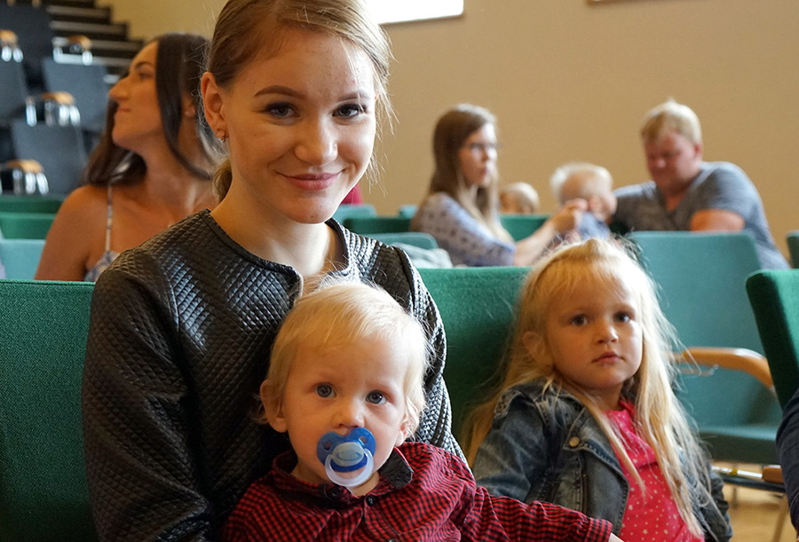Vallavanema vastuvõtt uutele vallakodanikele ja nende vanematele.