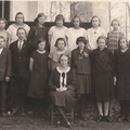 1927.a Kooli esimene lend. Õpetaja Johanna Laane (Rööp)