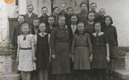 1947 Lahmuse koolis. Õpetaja Ida Ramjalg