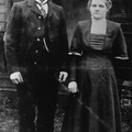 u.1908 Lellasaare talu asutajad. Tõnis Johanson abikaasaga