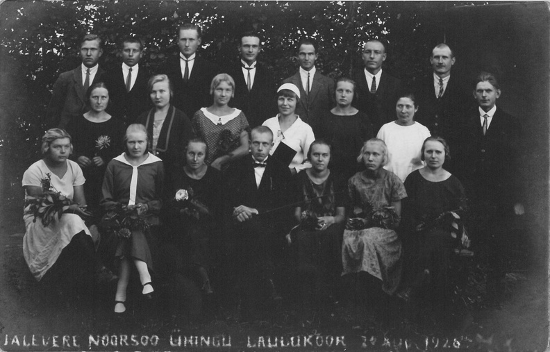 1926.a Jälevere Noorsoo Ühingu  laulukoor