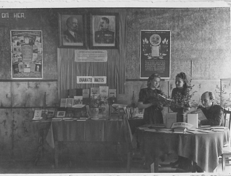 1952.a Jälevere raamatukogu rahvamajas