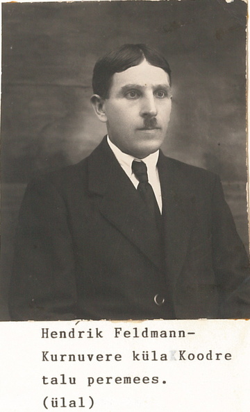 1925.a Hendrik Feldmann Kurnuverest