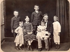 u. 1884.a  Minna ja Joosep Kapi lapsed 