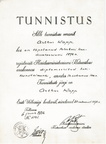 6. juuni 1936.a  Tunnistus