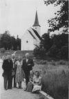1958.a Kondase silla juures. Taga Suure-Jaani Johannese kirik