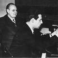1960.a  Villem Kapp juhendab õpilast Lembit Veevot