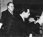 1960.a  Villem Kapp juhendab õpilast Lembit Veevot