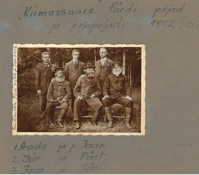 1902.a  Riiassaare külas Kiimassaare talu