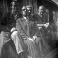 29.06. 1952.a  Mart Saar koos abikaasa Magda ja Villem Kapiga Hüpassaares