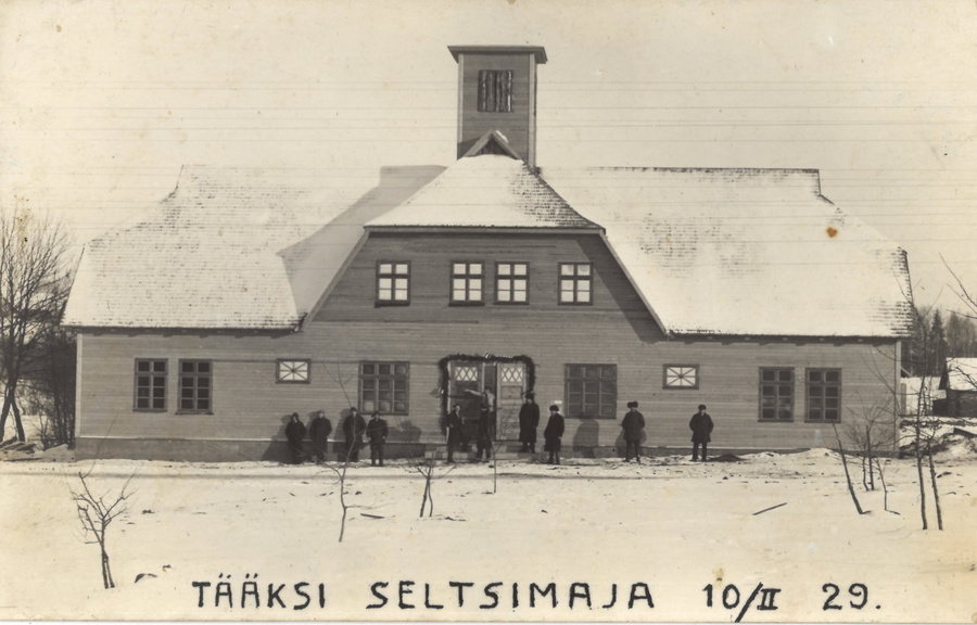 10.12.1929.a Tääksi seltsimaja
