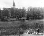 1940-ndate lõpp.  Vaade kirikule