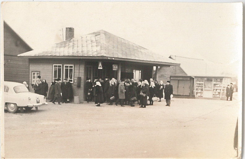 1960-ndatel  Suure-Jaani bussijaam 