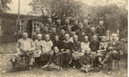 Kase kool 1926.a. Õpetajad vasakult Jüri Nõmmik, Johanna Laane(Rõõp) ja Jaan Jürgen