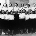 Kultuurimaja naiskoor 1956.a. Dirigent Jaan Joandi