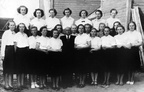 Kultuurimaja naiskoor 1956.a. Dirigent Jaan Joandi
