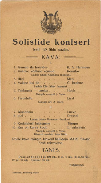 Kontsert 1927.a