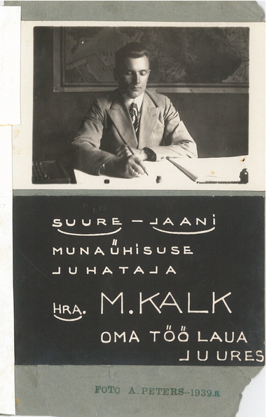 Suure-Jaani Munaühisus 1939.a